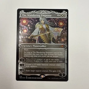 The Wandering Emperor (Showcase) Near Mint Foil - Kamigawa Neon Dynasty - Picture 1 of 6