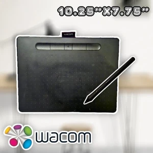 Tablette et stylo Bluetooth moyen Wacom Intuos | Très utilisé, testé et fonctionnel - Photo 1/4