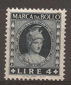 1953-1954 REPUBBLICA MARCA DA L. 4 DEA ROMA TESTA PICCOLA NUOVA MH* - PERFETTA - Picture 1 of 1
