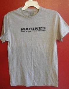 US Marines. The Few. The Proud. Men's Gray T-Shirt Adult Size Small--Pristine! - Picture 1 of 3