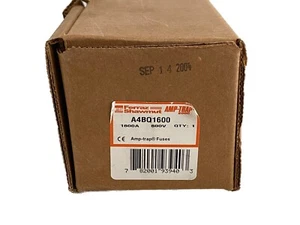 Fusible de retardo de tiempo FERRAZ SHAWMUT A4BQ1600 Amp-Trap clase L 600VAC 500VDC 1600 amperios  - Imagen 1 de 5