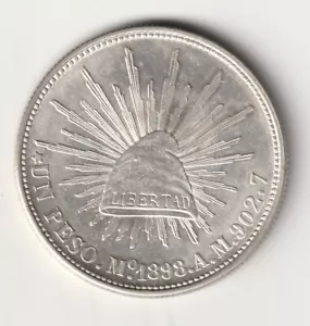 MESSICO UN PESO 1898 - Foto 1 di 2