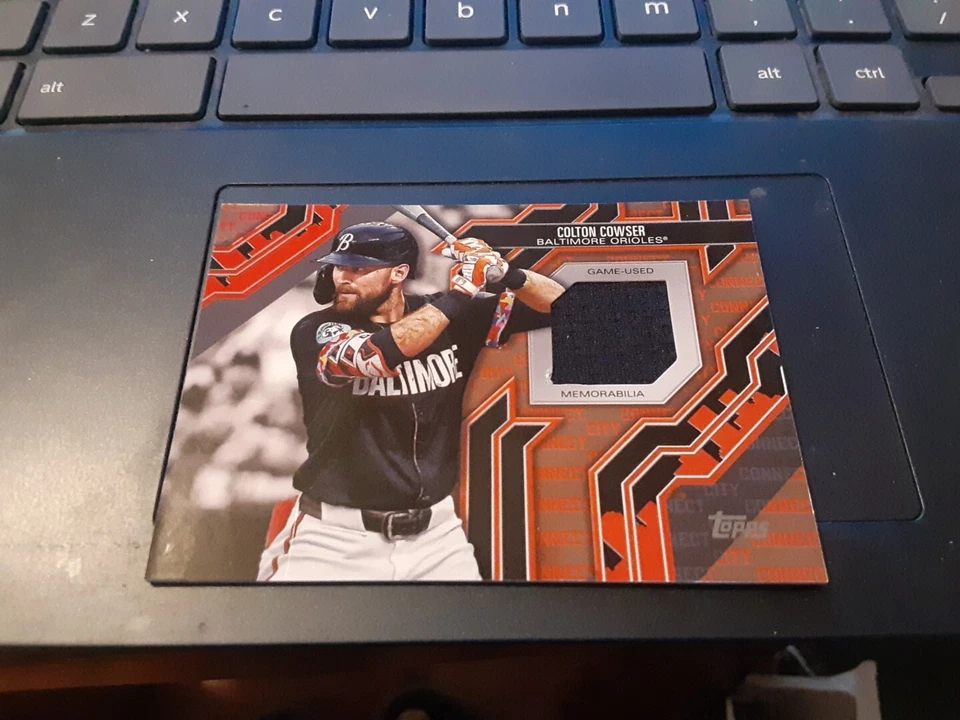 2025 Topps Series 1 City Connect Relic #CC-CC Colton Cowser** - Image 1 of 1