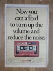 Maxell UR90  Cassette tape - 1986 - Vintage MUSIC ADVERT  15 X 11 IN WALL ART 