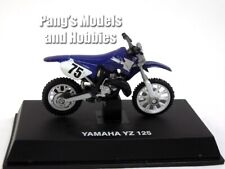 Yamaha YZ125 (YZ-125) Dirt Bike - Motocross 1/32 Scale Diecast Metal Models