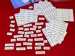 Yiddish Magnetic Poetry Kit Refrigerator Magnets Over 300 Words & Word Fragments