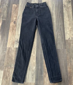 Jeans Levi's 512 lungo slim fit gamba affusolata W24 L33 nero taglia 3 - Foto 1 di 19