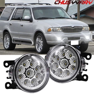 Pair Bumper LED Fog Light Lamps For Lincoln LS 2005 2006 Navigator 2007-2015 - Bild 1 von 12