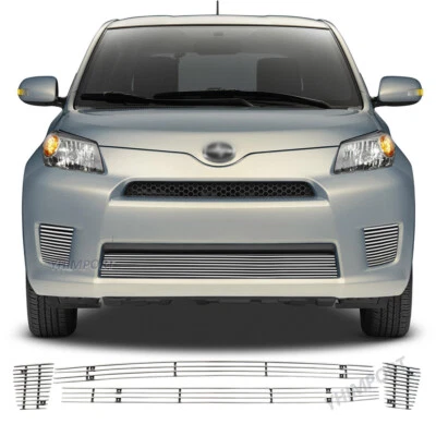 Lower Bumper Grille Fits Scion XD 2007 08 09 10 11 12 2013 Chrome Aluminum Grill Foto 1 de 4