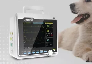 Veterinär-Patientenmonitor Vitalfunktionen MultiParameter ICU VET ECG-Gerät - Picture 1 of 12