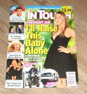 In Touch Jennifer Aniston MATT DAMON Justin Bieber SELENA Gomez TORI Spelling - Picture 1 of 1