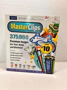 IMSI Masterclips 375,000 Software W/ Image Catalogue & Instructions - Picture 1 of 6