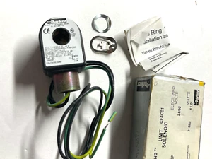 Bobina de anillo de oro Parker DF4C01 16 vatios 24 V Nema 4 NOS - Imagen 1 de 4