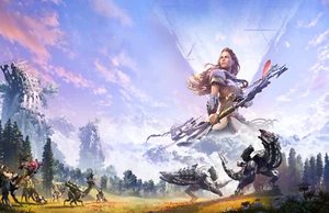 Impresión de póster Horizon Zero importado 17" X 11" - serpiente maciza - Imagen 1 de 1