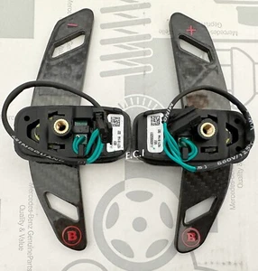 16~23 OEM AMG MERCEDES STEERING WHEEL PADDLE SHIFTER E CLS C SL SLK GLK CLA GLA - Picture 1 of 2