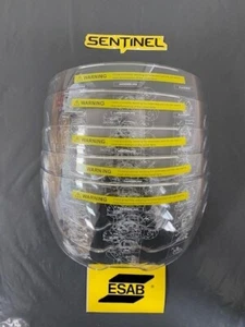 Genuine ESAB Sentinel A50 / A60 Front Cover Lens - Clear (Pack 5) + FREE P&P - Picture 1 of 1