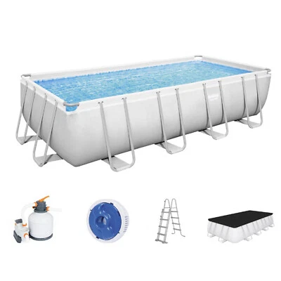 Bestway Pool Power Steel Frame 549x274x122cm Komplett-Set incl. Pumpe Leiter usw - Bild 1 von 4