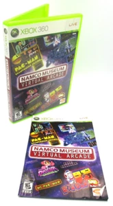 Microsoft XBox 360 Namco Museum Virtual Arcade EMPTY Case w/ Manual - Picture 1 of 1