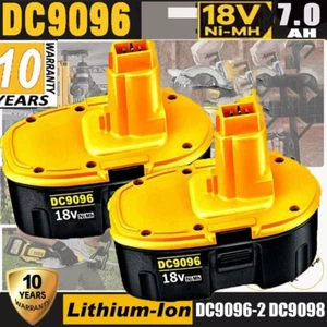 2PACK 18V For Dewalt 18 VOLT DC9096 DC9098 XRP Battery DC9096-2 Replace - Picture 1 of 12