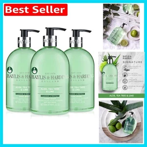 Aloe & Lime Anti-Bacterial Hand Wash, 500ml - Pack of 3 for Fresh Hands - Picture 1 of 9