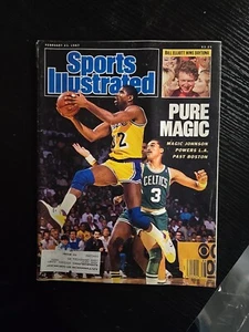 Sports Illustrated February 23, 1987 Pure Magic!!!  Magic Johnson Powers LA!!!! - Picture 1 of 1