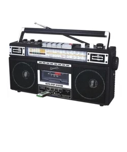 Supersonic SC-3201BT 4-Band Bluetooth Radio, USB & Kassetten Abspielgerät Ghettoblaster - Bild 1 von 3