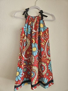 Hanna Andersson Pillow Case Sleeveless Dress Girls Size 150 cm US Size 12  - Picture 1 of 8