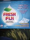 FRESH FiJi Power Sheet Laundry Detergent 30 Sheets Water Soluble Sheets USA Ship