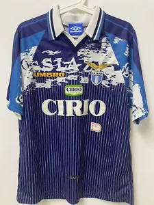 MAGLIA CALCIO RETRÒ VINTAGE LAZIO AWAY STAGIONE 1996/97 NUOVA/NEW - Imagen 1 de 7