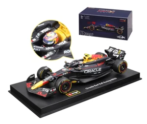 Bburago 1:43 2024 Oracle F1 Formula Racing Red Bull RB20 Verstappen/Perez Deluxe - Picture 1 of 9