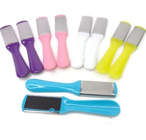 (LOT OF 2) CHOOSE COLOR Foot Callus Remover File Rasp Scraper Pedicure Stainless - Picture 1 of 14