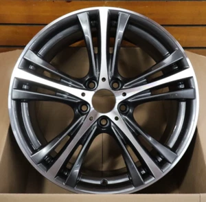 BMW 320i 328i 335i 428i 2014 2015 2016 19" FRONT OEM Wheel Rim Grey 86012 - Picture 1 of 7
