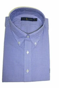 Ralph Lauren Polo Men's Long Sleeve Oxford Shirt, Blue/white, 17"-34/35" - Picture 1 of 2