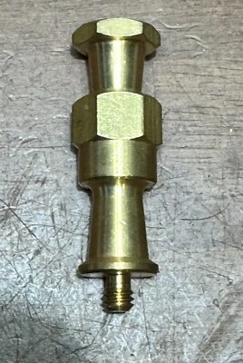 Grifo de latón 1/4" rosca tornillo adaptador perno hexagonal para Manfrotto Super abrazaderas Foto 1 de 4
