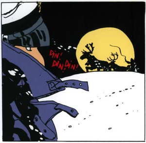 PRATT CARTE DE VOEUX CORTO MALTESE SIBÉRIE EN SERIGRAPHIE - VERTIGE GRAPHIC 1993 - Bild 1 von 1