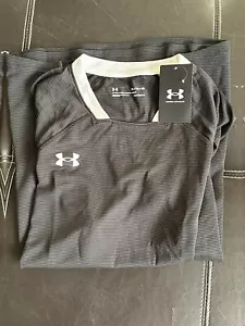 Under Armour Women's Match 2.0 Jersey, Black (001)/White - Picture 1 of 3