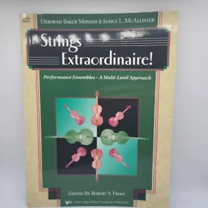 Strings Extraordinaire Violin 98VN Sheet Music Book - Picture 1 of 3