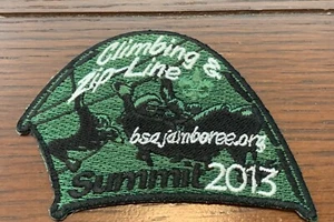 2013 National Jamboree Summit Climbing and Zip Line patch - Picture 1 of 1
