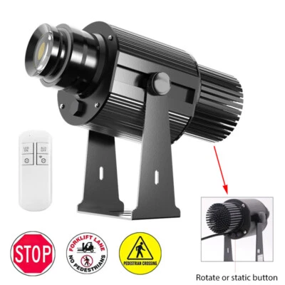 15W-600W LED Sign Gobo Projector Warning Safety Compliance Signs Projection Lamp - Image 1 of 4