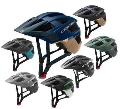 Cratoni Allset Fahrradhelm Mountainbikehelm BMX Kamera Port Visier Rad Bikehelm