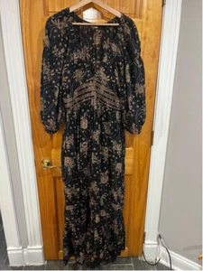 Free People Damen-Maxikleid dunkelfeminin Golden Hour - Bild 1 von 6
