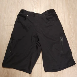 Zoic Ether Shorts Herren Large schwarz Radfahren Radfahren Cargo MTB Nylon ohne Pads - Bild 1 von 15