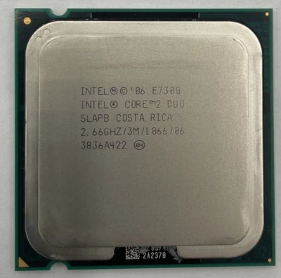 Intel Core 2 Duo E7300 Desktop CPU Processor- SLAPB - Image 1 of 2