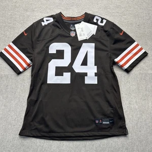Nike Cleveland Browns Nick Chubb Home Jersey Youth #24 Brown Large NFL On Field - Foto 1 di 24