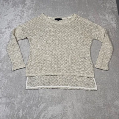 Suéter Sanctuary Mujer Suelto Tejido Manga Larga Crema S Ligero Foto 1 de 4