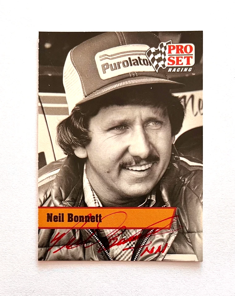 Neil Bonnett NASCAR 1991 Pro Set Legend #L24 Autographed Signed - Image 1 of 4