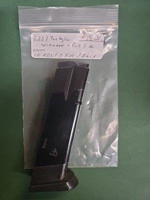 EAA Tanfoglio Witness 9mm 10 rd Magazine 🇮🇹 Factory OEM Full Size Frame 9 clip - Image 1 of 4