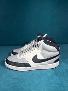 Nike Court Vision Mid Next Nature Light Grigio Fumo Vela 2022 Taglia 11 Uomo - Foto 1 di 8