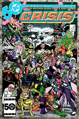 DC Comics Crisis On Infinite Earths #9 Perez Art FN/VF 1985 - Image 1 of 4