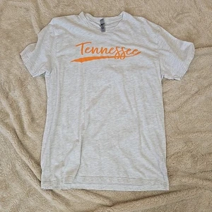 Camiseta informal de manga corta gris jaspeado con gráficos de Tennessee - Imagen 1 de 9